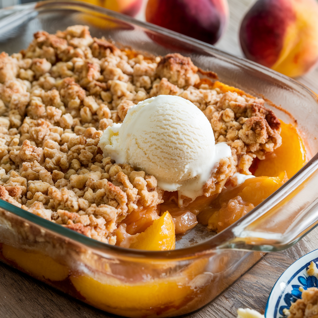 peach cobbler recipe with cake mix