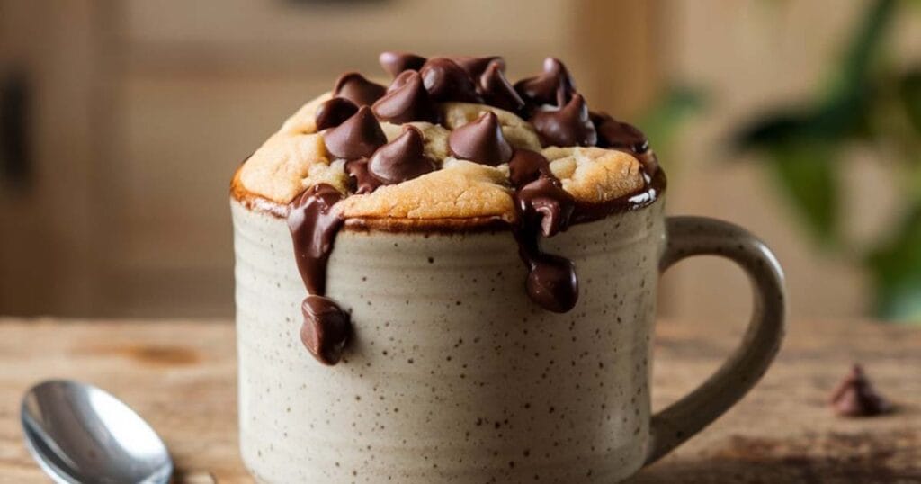 Chocolate Chip Mug Cookie Recipe 1