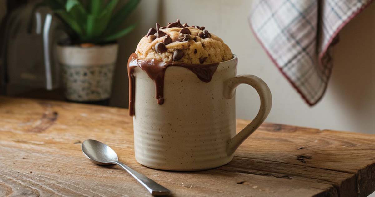 Chocolate Chip Mug Cookie Recipe