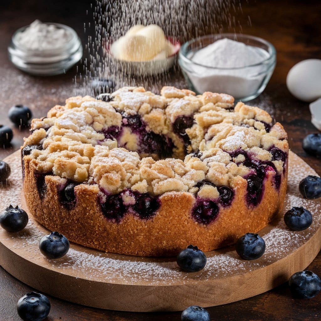 Blueberry Pound Cake Recipe