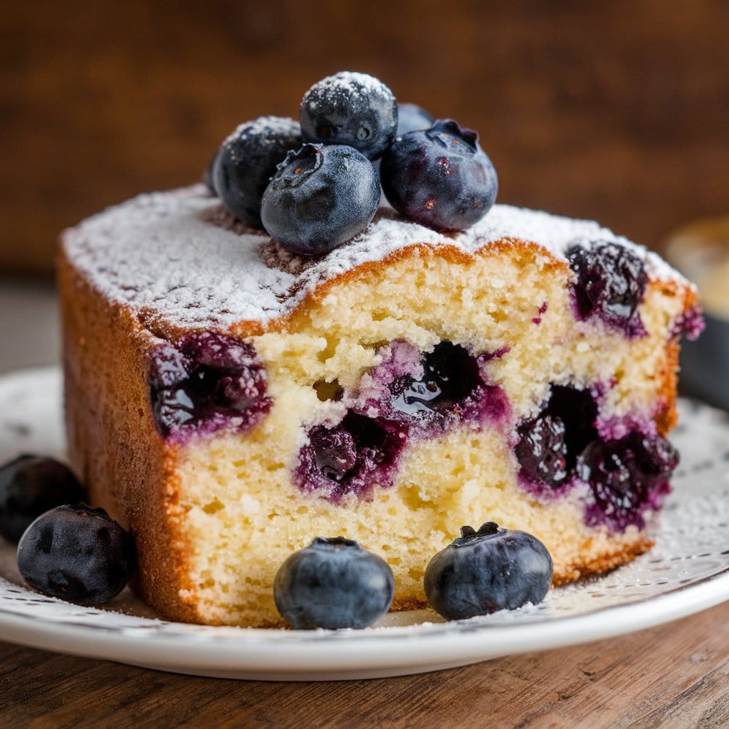 Blueberry Pound Cake Recipe