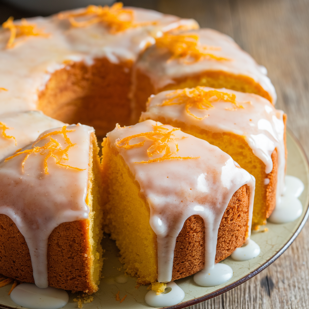 Orange Pound Cake Recipe