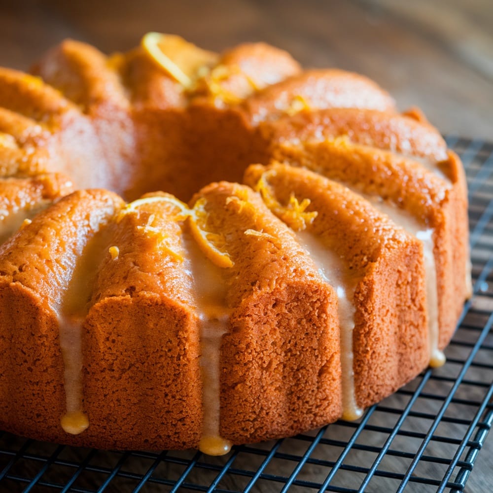 Orange Pound Cake Recipe