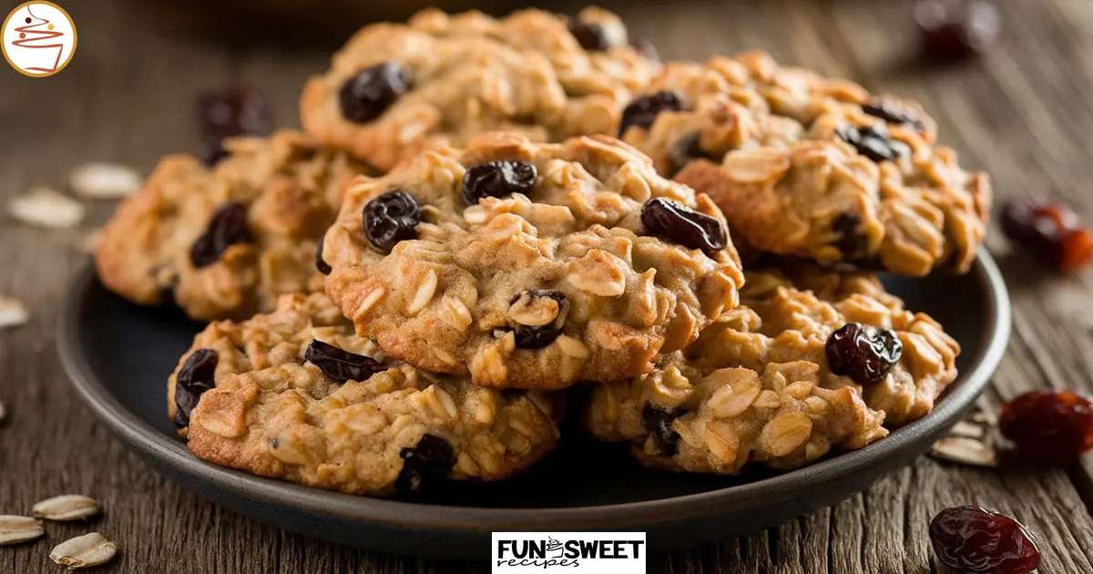 Vegan Oatmeal Raisin Cookies