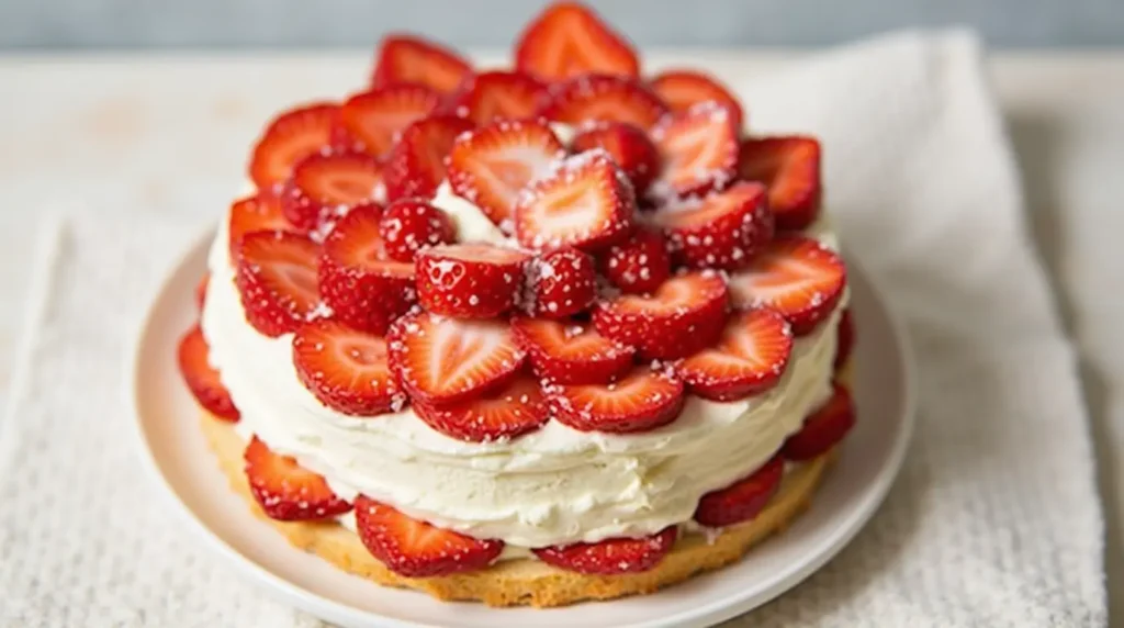 strawberry shortcake cake recipe